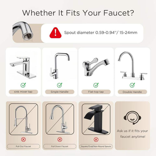 Faucet Water Filter — Ultra Filtration Sink Attachment